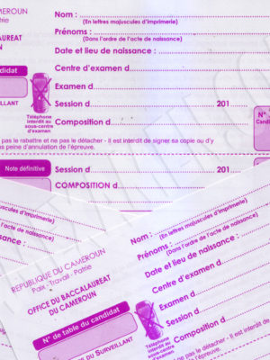 Brevet de Technicien ESF Vie Sociale Office du Baccalauréat du Cameroun - OBC
