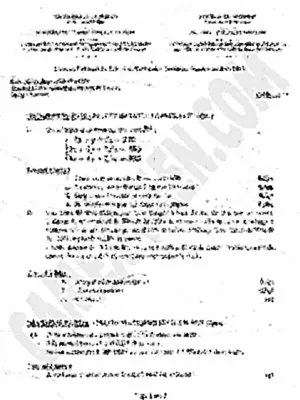 Probatoire Serie C-D Epreuve de Chimie Office du Baccalauréat du Cameroun