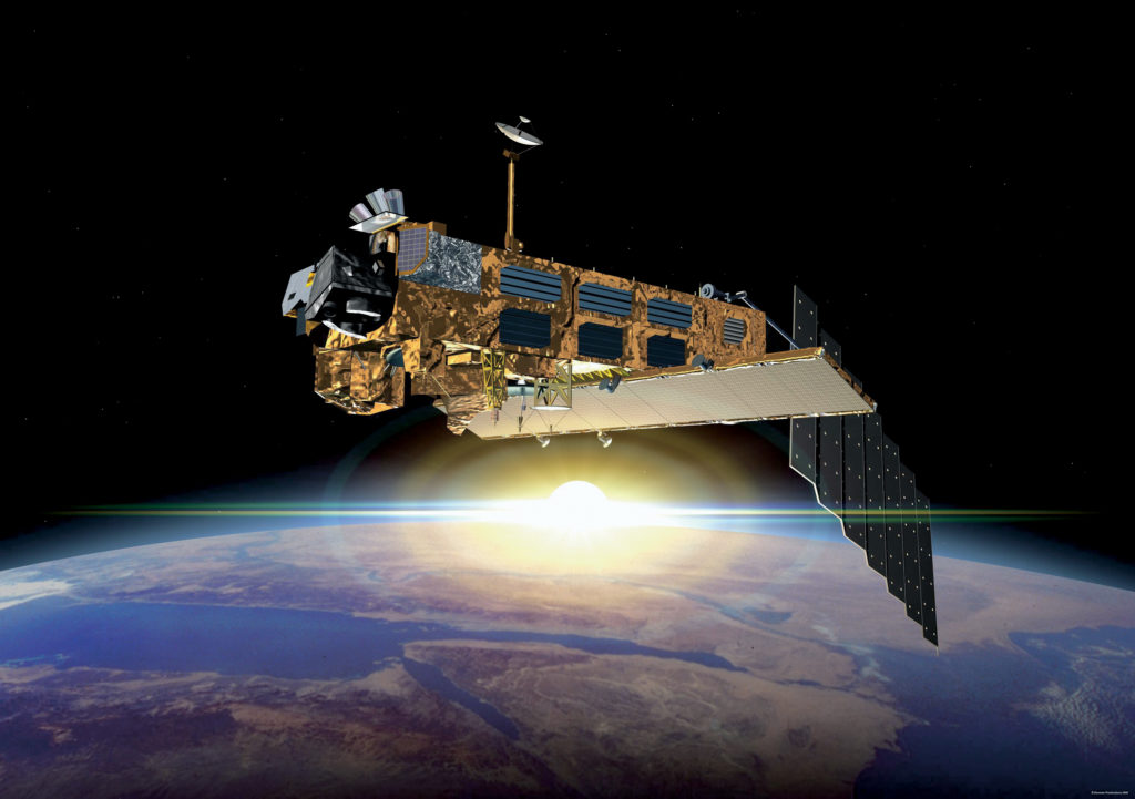 Satellite pour exploration de l'eau